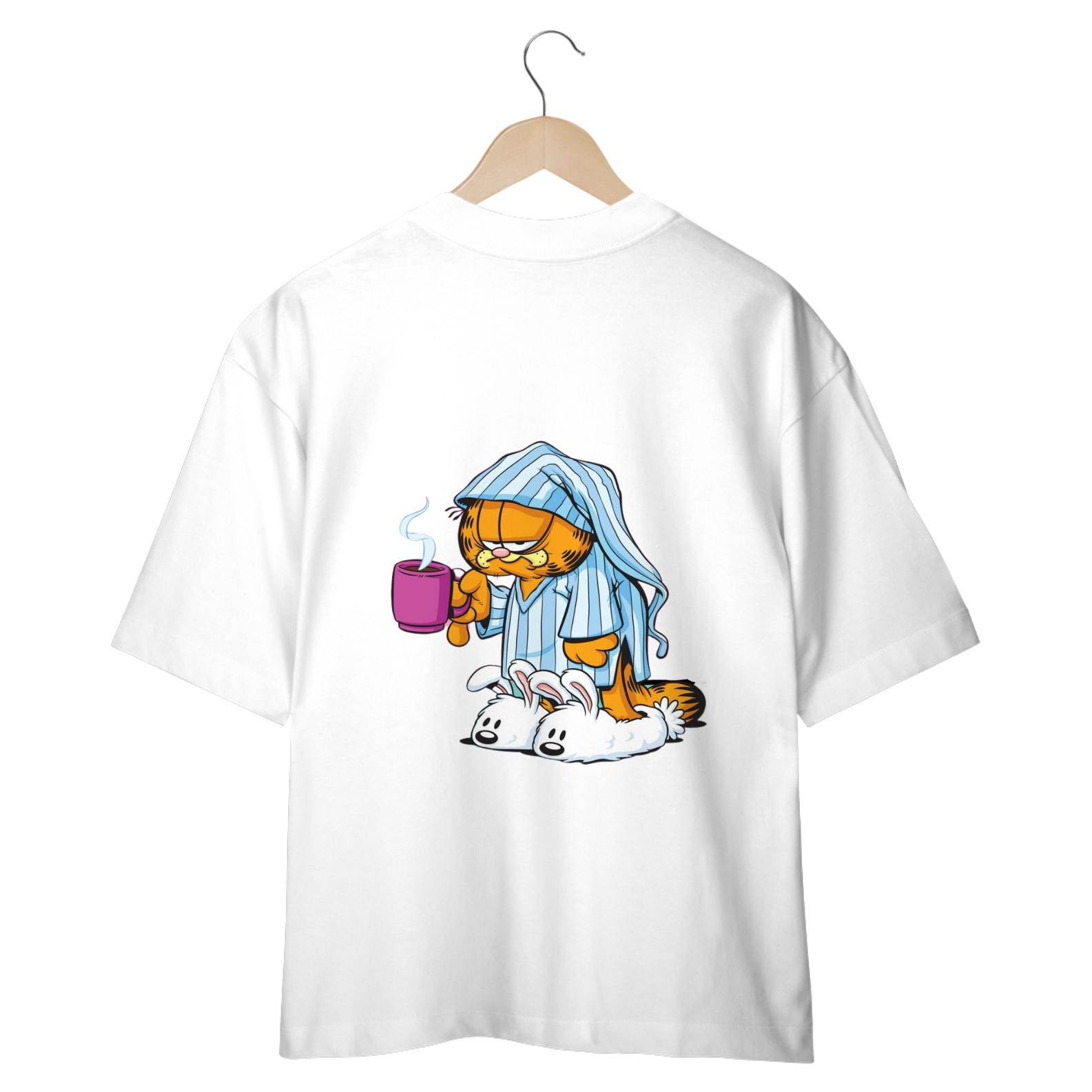 CAMISETA OVERSIZED COSTAS, CAT GARFIELD SONECA