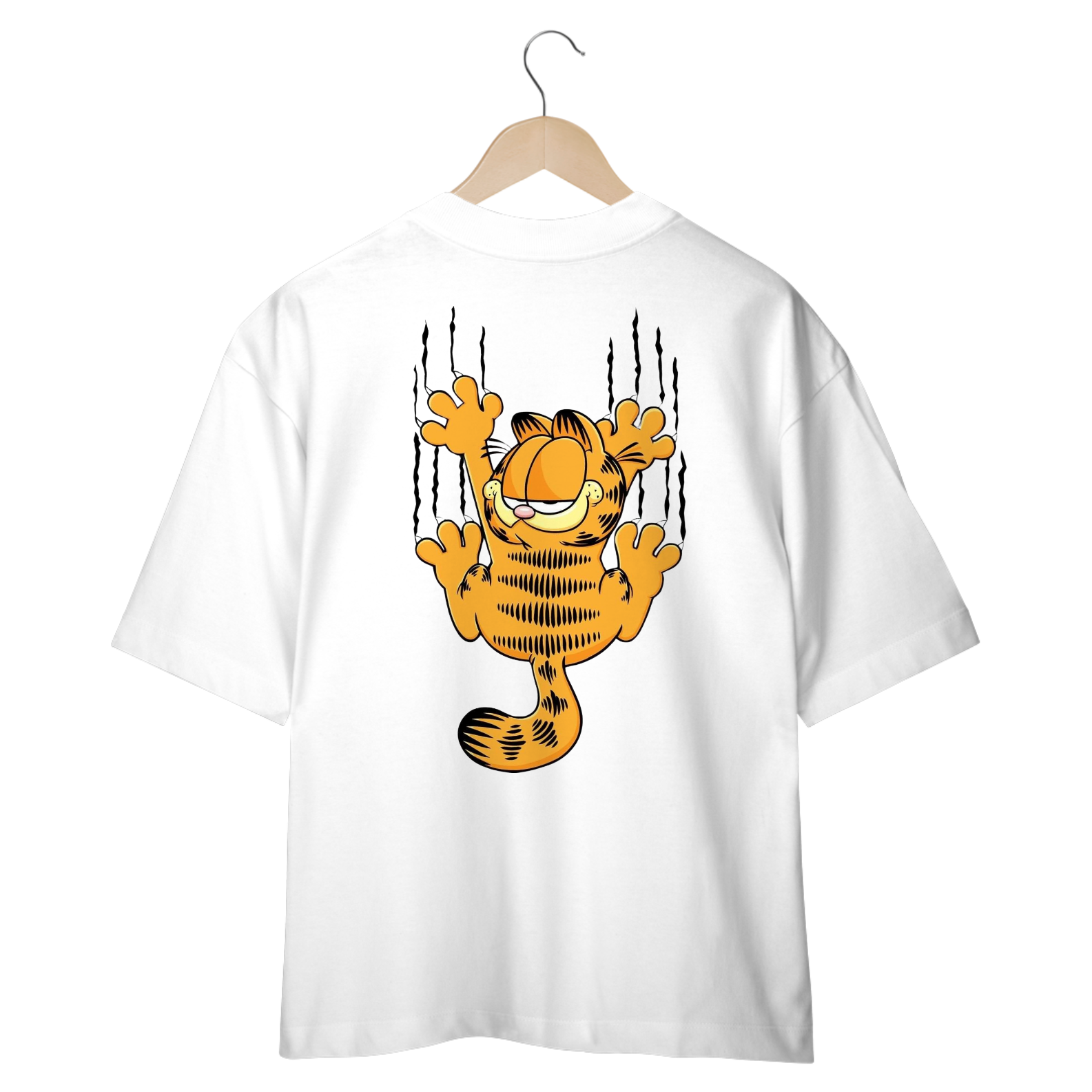 CAMISETA OVERSIZED COSTAS CAT, GARFIELD