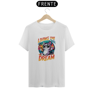 Nome do produto CAMISETA T-SHIRT PRIME CAT, LIVING THE DREAM