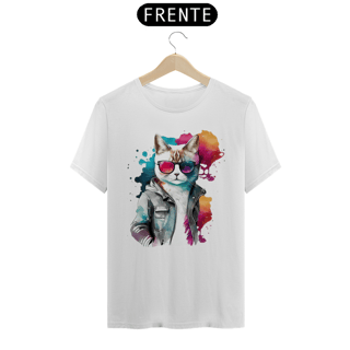 Nome do produto CAMISETA T-SHIRT ESTONADA, CAT FASHION