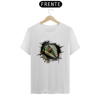 Nome do produto CAMISETA T-SHIRT PRIME, ESTILO 3D CAMALEÃO LAGARTO
