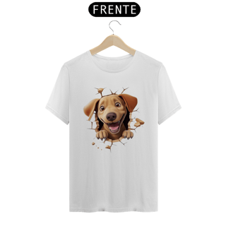 Nome do produto CAMISETA T-SHIRT PRIME, ESTILO 3D DOG CARAMELO