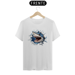 Nome do produto CAMISETA T-SHIRT PRIME, ESTILO 3D TUBARÃO