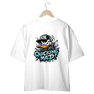 Nome do produto CAMISETA OVERSIZED COSTAS, DUCK QUACKING MAD