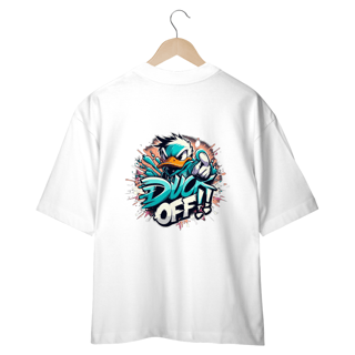 Nome do produto CAMISETA OVERSIZED COSTAS, DUCK OFF