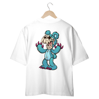 Nome do produto CAMISETA OVERSIZED COSTAS, URSINHO PYSCHO 