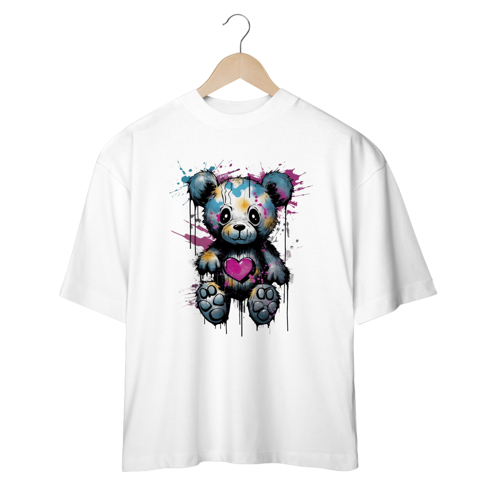 CAMISETA OVERSIZED, EMO BEAR