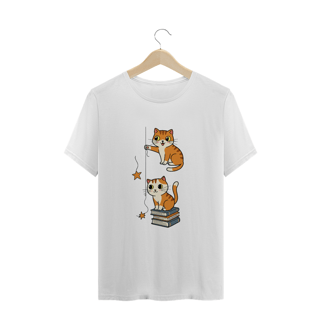 Nome do produto CAMISETA T-SHIRT PLUS SIZE, CUTE CAT