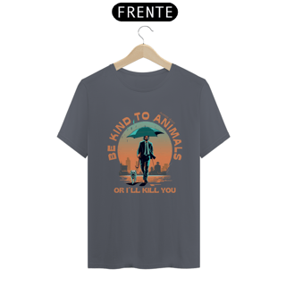 Nome do produto CAMISETA T-SHIRT QUALITY DOG, LINHA FILME JOHN WICK BE KIND TO ANIMALS