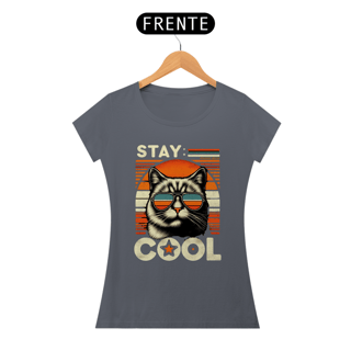 Nome do produto CAMISETA BABY LONG ALGODÃO PIMA CAT, STAY COOL 