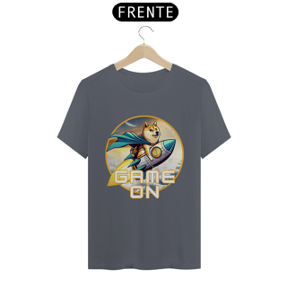 Nome do produto CAMISETA T-SHIRT ALGODÃO PIMA, BITCOIN GAME ON
