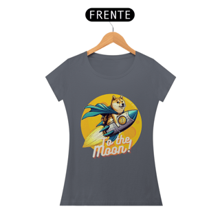 Nome do produto CAMISETA BABY LONG ALGODÃO PIMA, BITCOIN TO THE MOON 