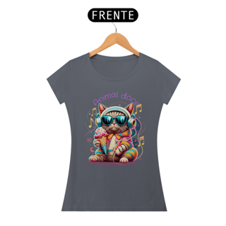 Nome do produto CAMISETA BABY LONG ALGODÃO PIMA CAT, ANIMAL DOCE