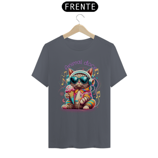Nome do produto CAMISETA T-SHIRT ALGODÃO PIMA CAT, ANIMAL DOCE