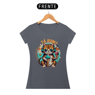 Nome do produto CAMISETA BABY LONG ALGODÃO PIMA CAT, TA RUIM