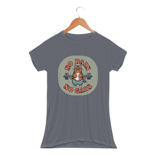 Nome do produto CAMISETA SPORT DRY UV CAT, NO PAIN NO GAIN