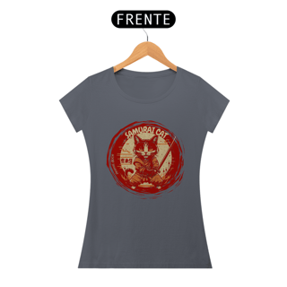 Nome do produto CAMISETA BABY LONG PIMA, SAMURAI CAT