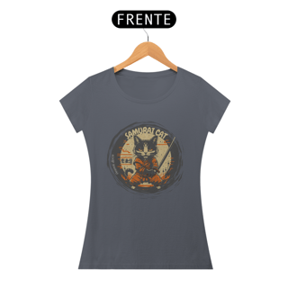 Nome do produto CAMISETA BABY LONG PIMA, SAMURAI CAT