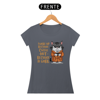 Nome do produto CAMISETA BABY LONG PIMA, CAT COFFEE
