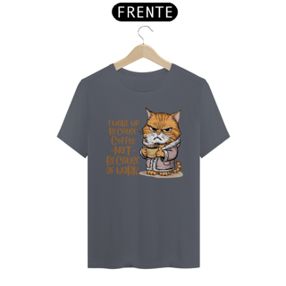 Nome do produto CAMISETA T-SHIRT PIMA, CAT COFFEE