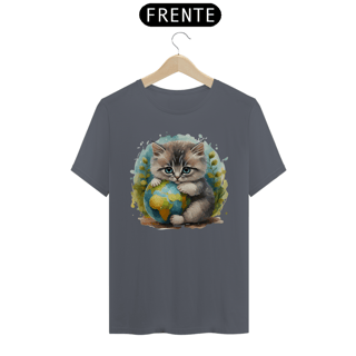 Nome do produto CAMISETA T-SHIRT PIMA, CAT PLANETA