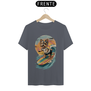 Nome do produto CAMISETA T-SHIRT PIMA, DOG SURF YORKSHIRE TERRIER