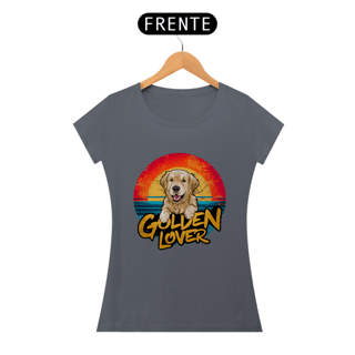 Nome do produto CAMISETA BABY LONG PIMA , DOG GOLDEN LOVER