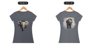 Nome do produto CAMISETA BABY LONG PIMA, ELEPHANT