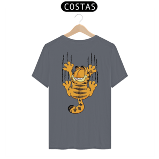 Nome do produto CAMISETA T-SHIRT PIMA COSTAS, CAT GARFIELD