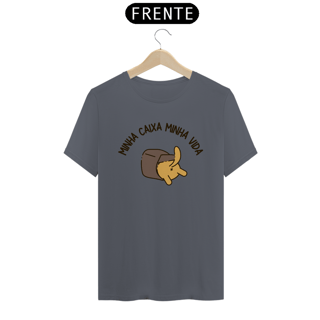 Nome do produto CAMISETA T-SHIRT CLASSIC, PET FRASES MINHA CAIXA MINHA VIDA