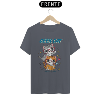 Nome do produto CAMISETA T-SHIRT CLASSIC, GEEK CAT