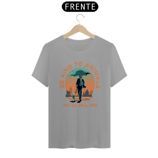 Nome do produto CAMISETA T-SHIRT QUALITY DOG, LINHA FILME JOHN WICK BE KIND TO ANIMALS