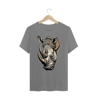 Nome do produto CAMISETA T-SHIRT PLUS SIZE, RHINO MAORI