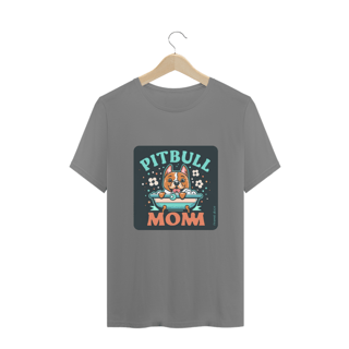 Nome do produto CAMISETA T-SHIRT PLUS SIZE, DOG PITBULL MOM