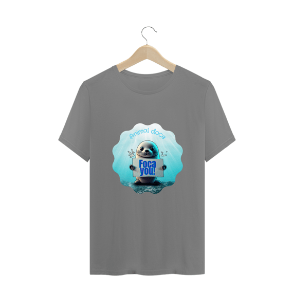 CAMISETA T-SHIRT  PLUS SIZE, FOCA YOU