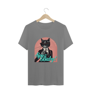 Nome do produto CAMISETA T-SHIRT PLUS SIZE CAT, SPY ME BABY