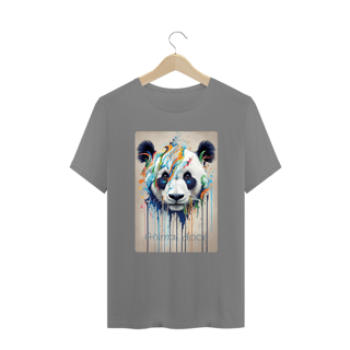 Nome do produto CAMISETA T-SHIRT PLUS SIZE, PANDA COLOR 