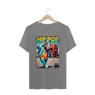 Nome do produto CAMISETA T-SHIRT PLUS SIZE, RHINO HIP POP