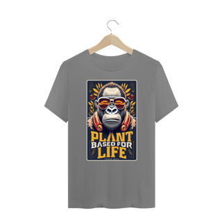 Nome do produto CAMISETA T-SHIRT  PLUS SIZE, PLANT BASED FOR LIFE 