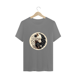 Nome do produto CAMISETA T-SHIRT PLUS SIZE, WOLF YIN YANG