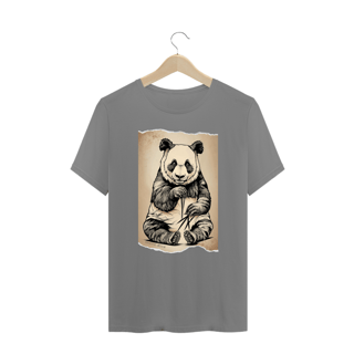 Nome do produto CAMISETA T-SHIRT PLUS SIZE, PANDA PB 