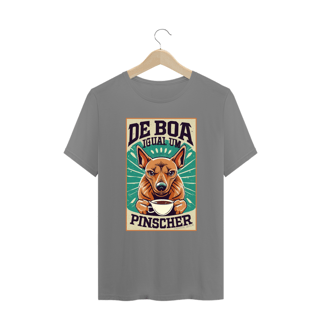 Nome do produto CAMISETA T-SHIRT PLUS SIZE, DOG DE BOA IGUAL UM PINSCHER 