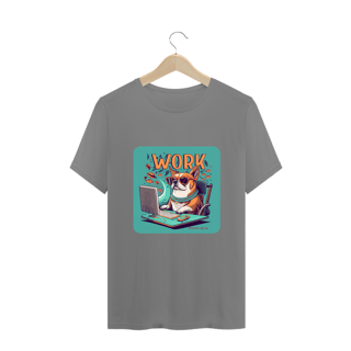 Nome do produto CAMISETA T-SHIRT PLUS SIZE, DOG GEEK WORK
