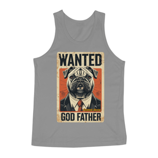Nome do produto REGATA CLASSIC DOG, WANTED GOD FATHER