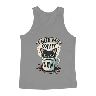 Nome do produto  REGATA CLASSIC CAT, I NEED MY COFFEE