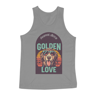 Nome do produto REGATA CLASSIC, DOG GOLDEN LOVE