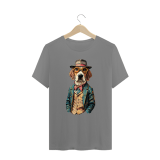 Nome do produto CAMISETA T-SHIRT PLUS SIZE, DOG BEAGLE SHERLOCK HOLMES