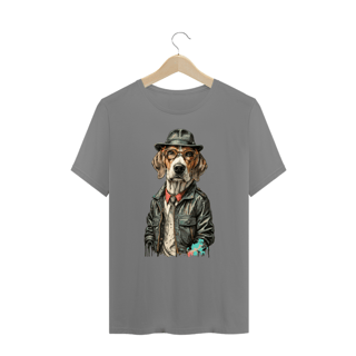 Nome do produto CAMISETA T-SHIRT PLUS SIZE, DOG BEAGLE SHERLOCK HOLMES