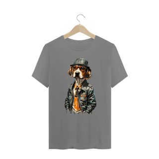 Nome do produto CAMISETA T-SHIRT PLUS SIZE, DOG BEAGLE SHERLOCK HOLMES