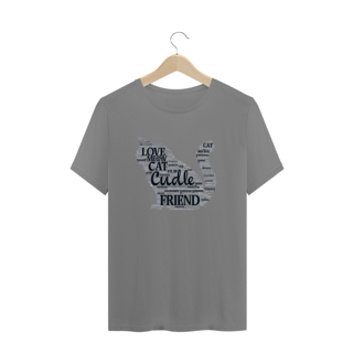 Nome do produto CAMISETA T-SHIRT PLUS SIZE, CAT LETRAS